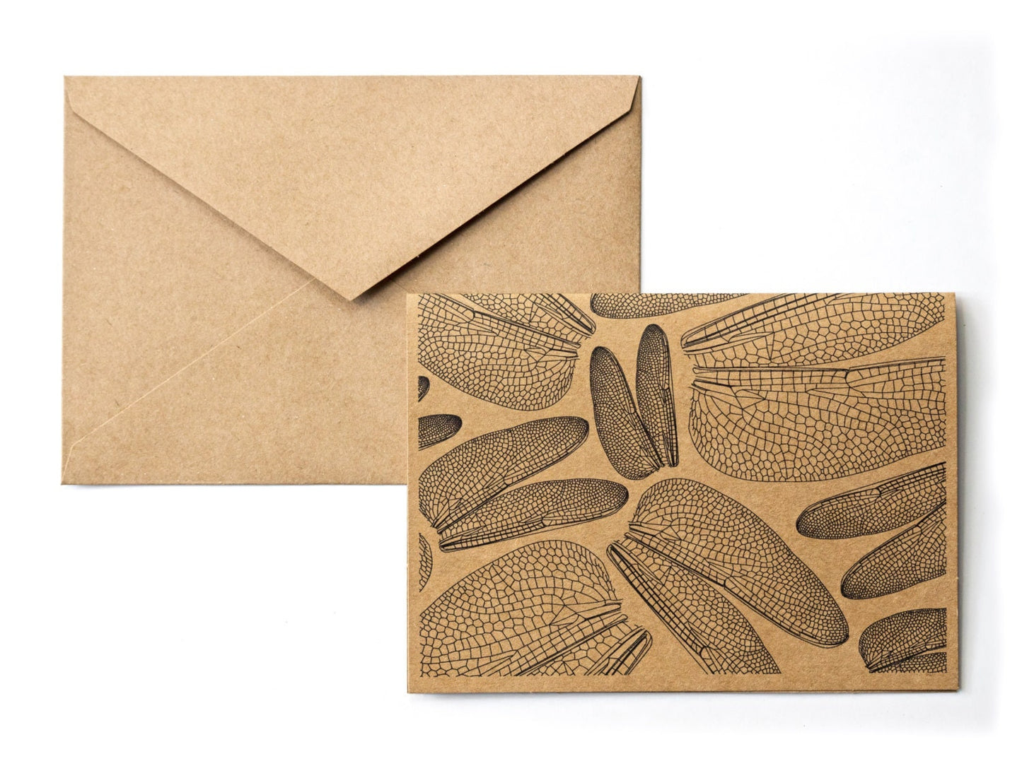 Dragonfly Wings Blank Greeting Cards With Envelope
