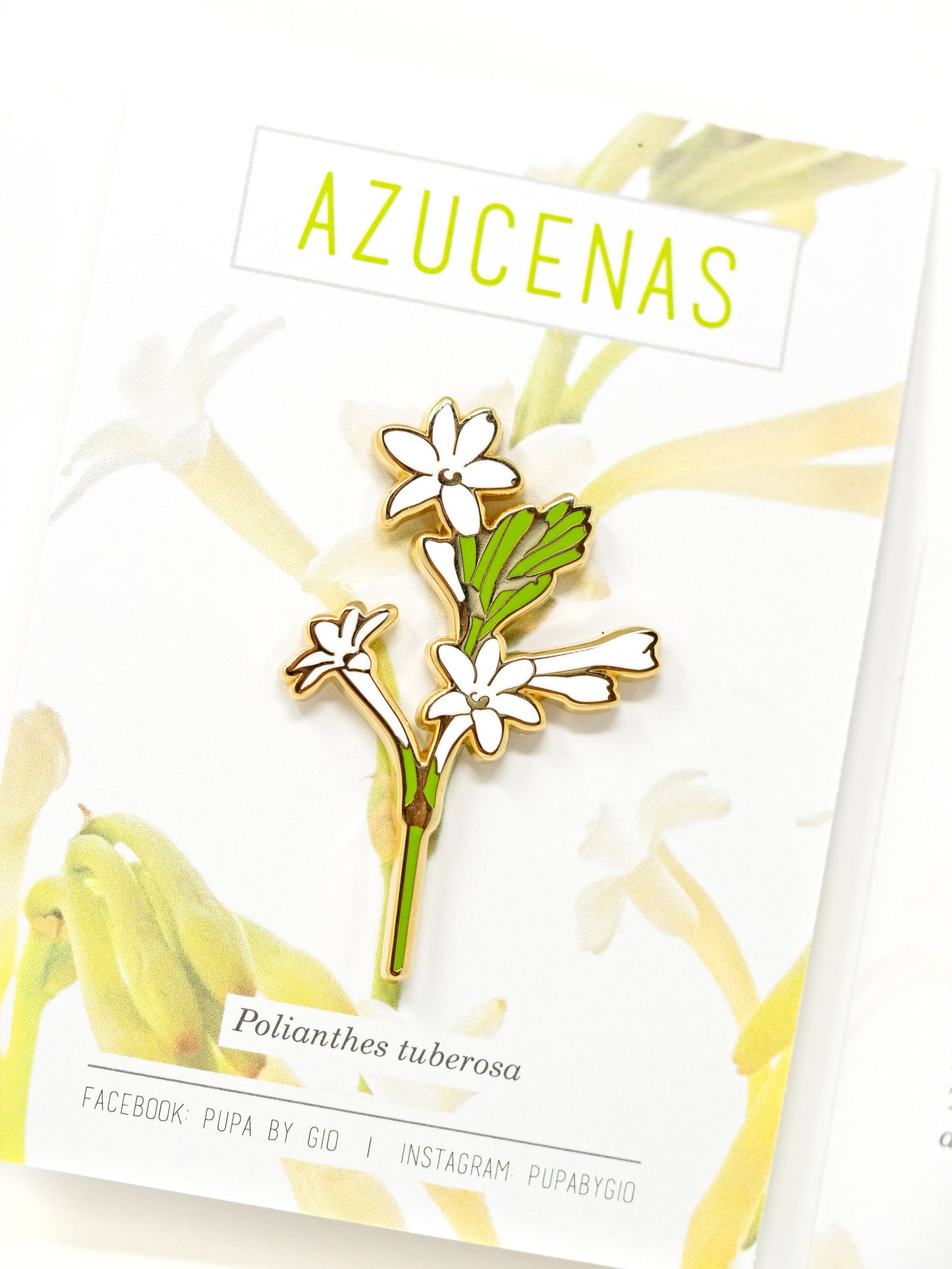 Azucenas Hard Enamel Pin