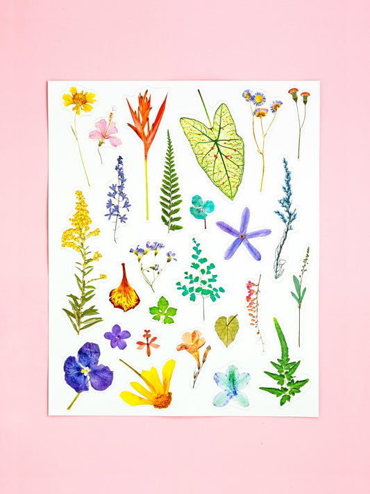 Floral Sticker Sheet