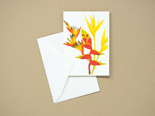 Heliconias Greeting Card