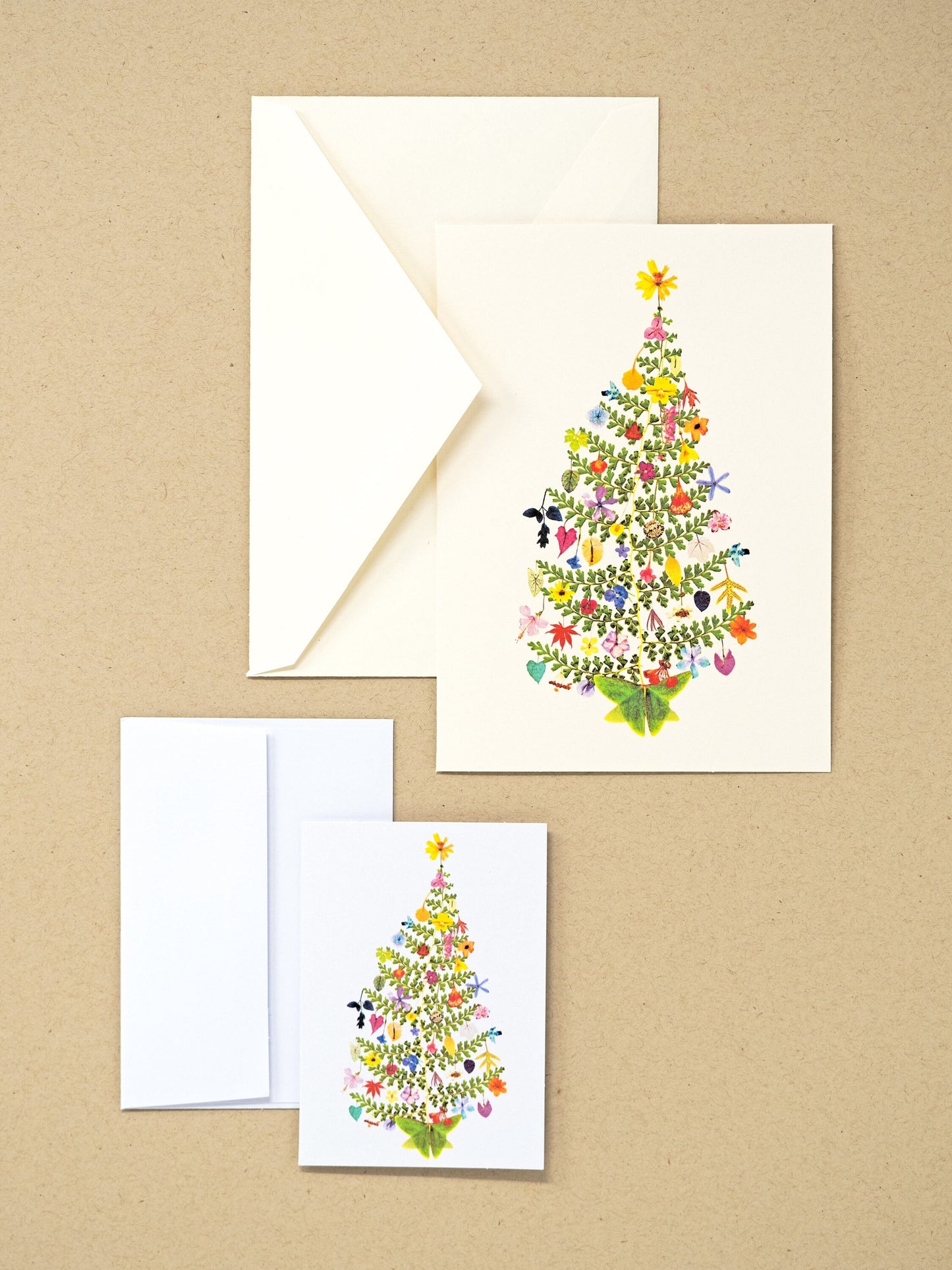 Tropical Christmas Tree Art Print & Greeting Card