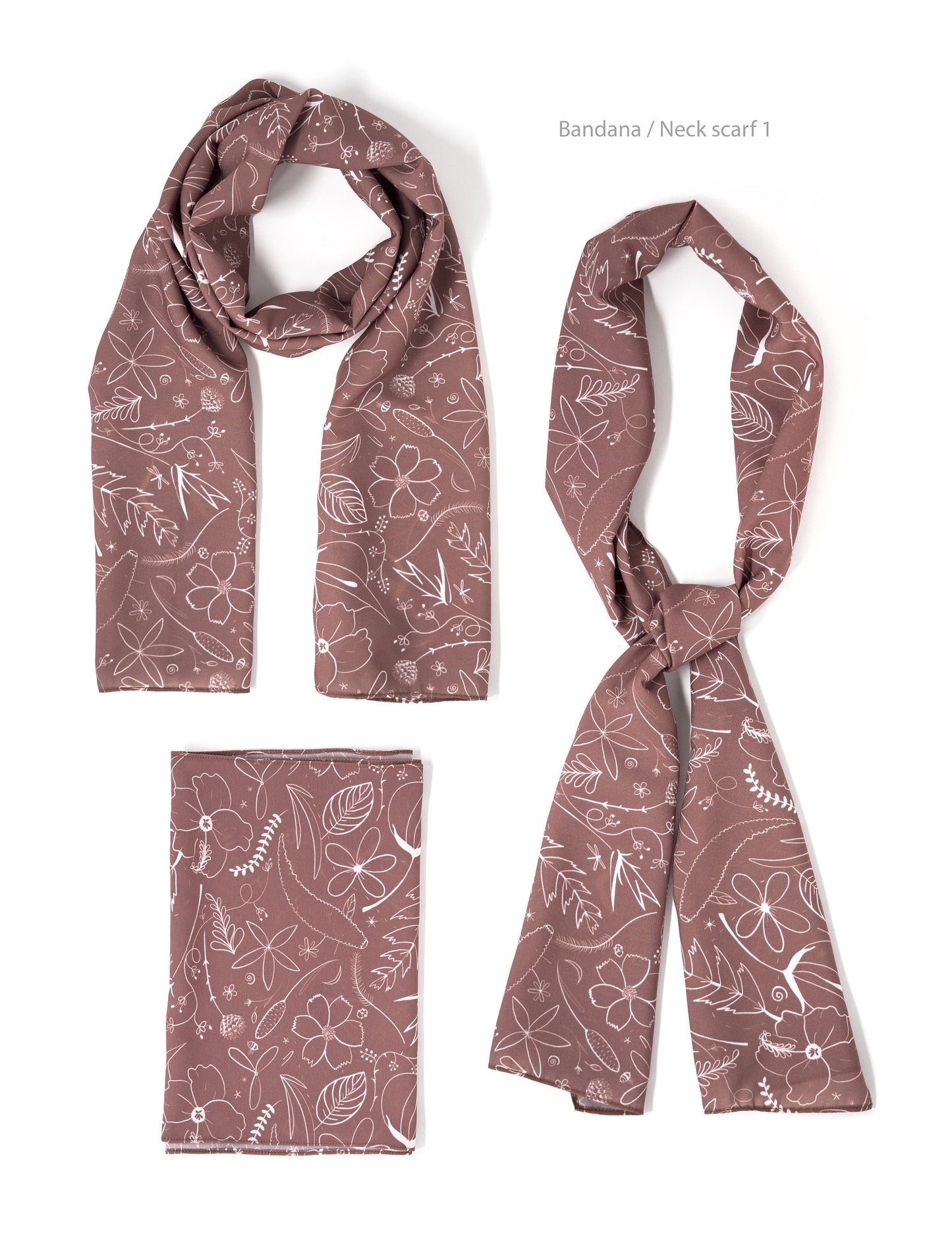 Malva Scarf / Neck Scarf / Bandana