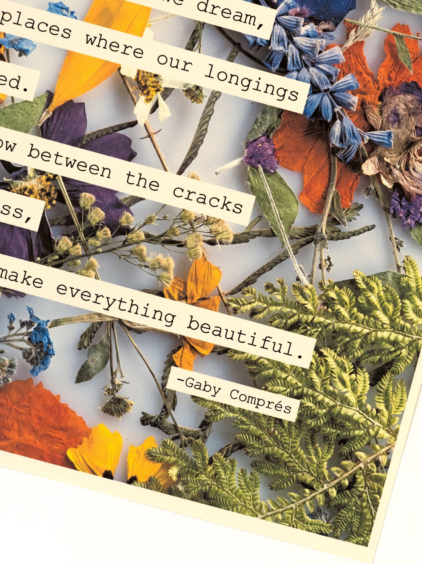 Gaby Compres Poem Art Print