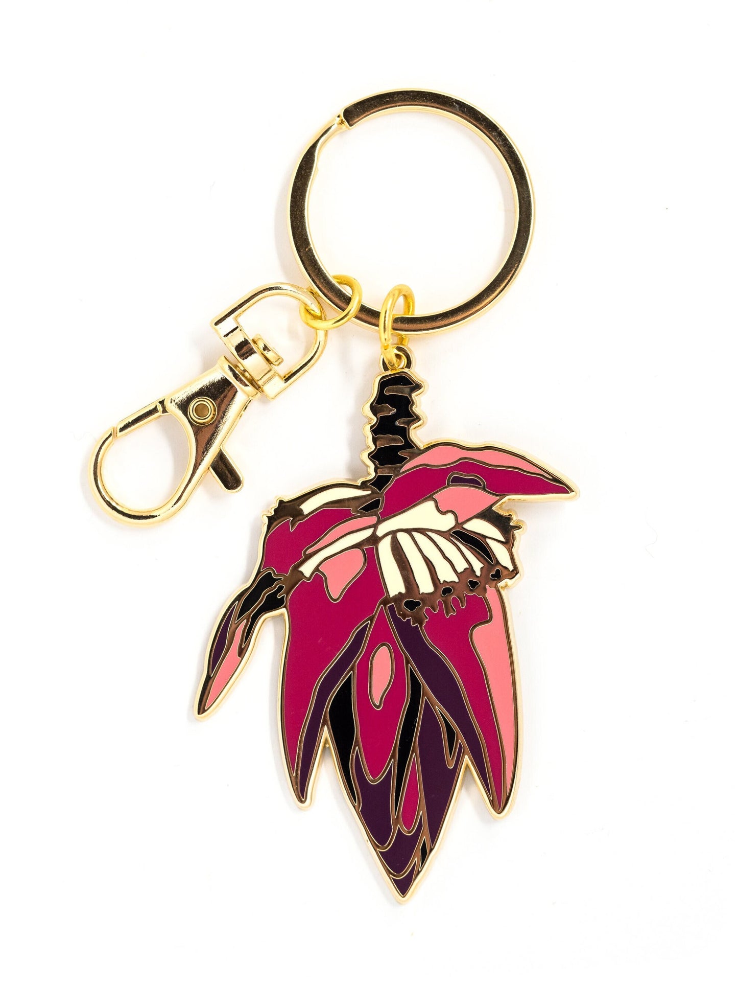 Flor de Guineo Keychain