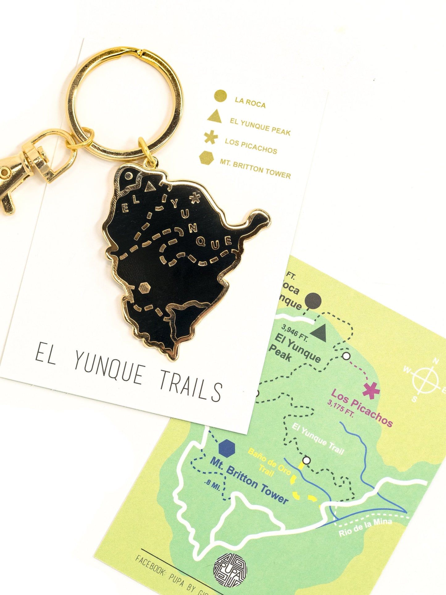 El Yunque Trails Keychain