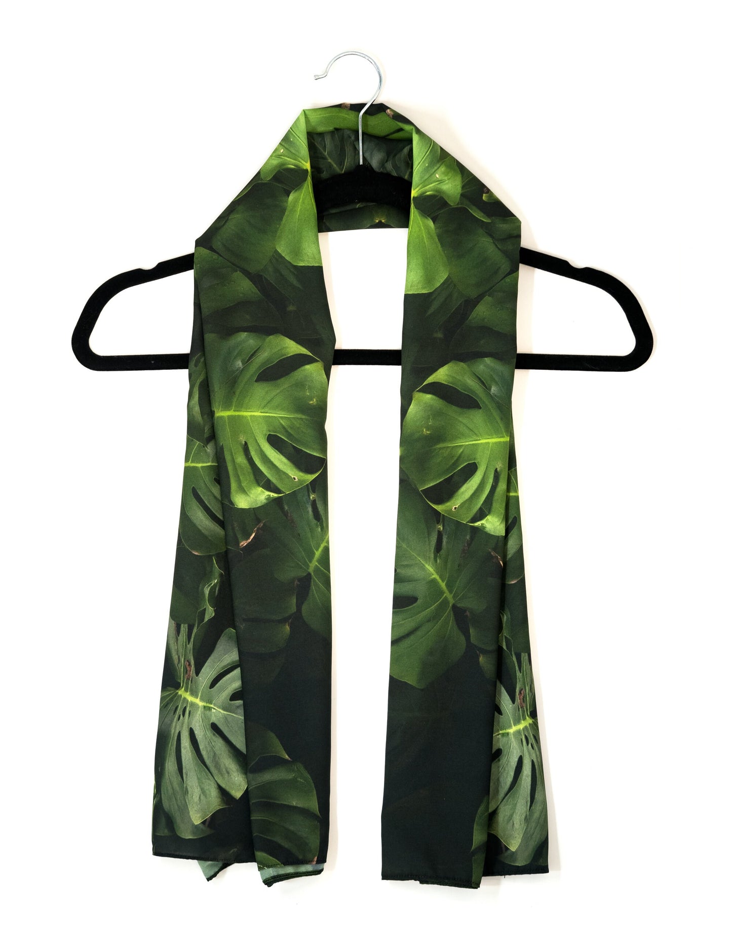 Monstera Scarf / Neck Scarf / Bandana