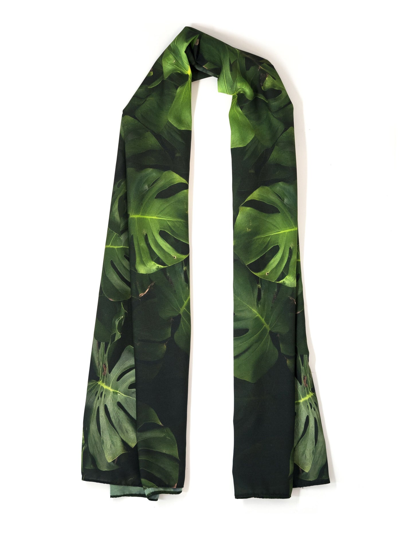 Monstera Scarf / Neck Scarf / Bandana