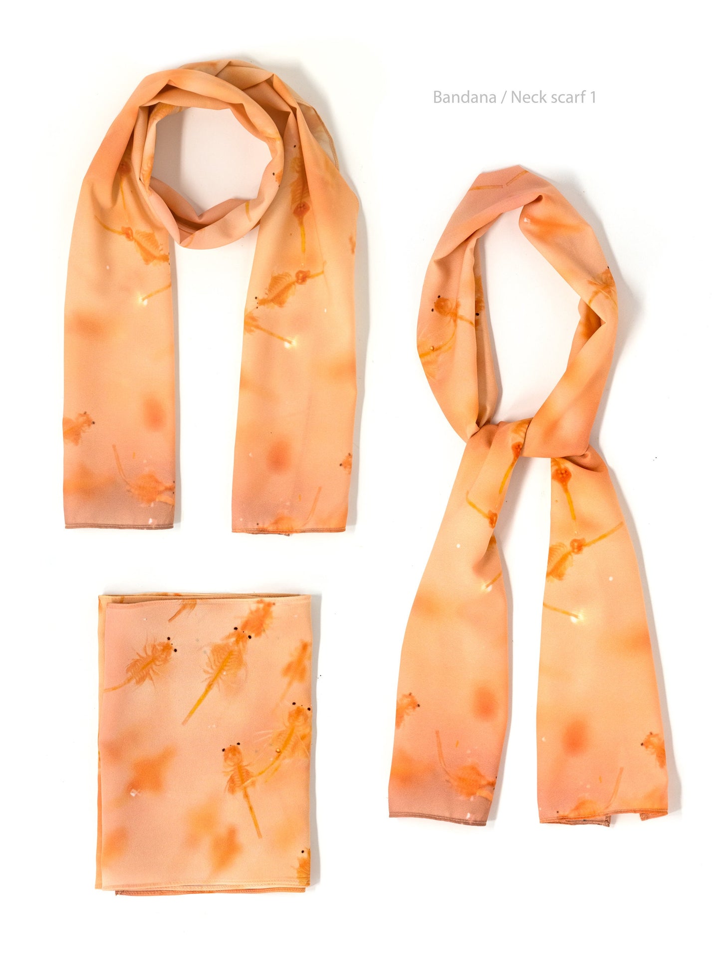 Brine Shrimp Scarf / Neck Scarf / Bandana