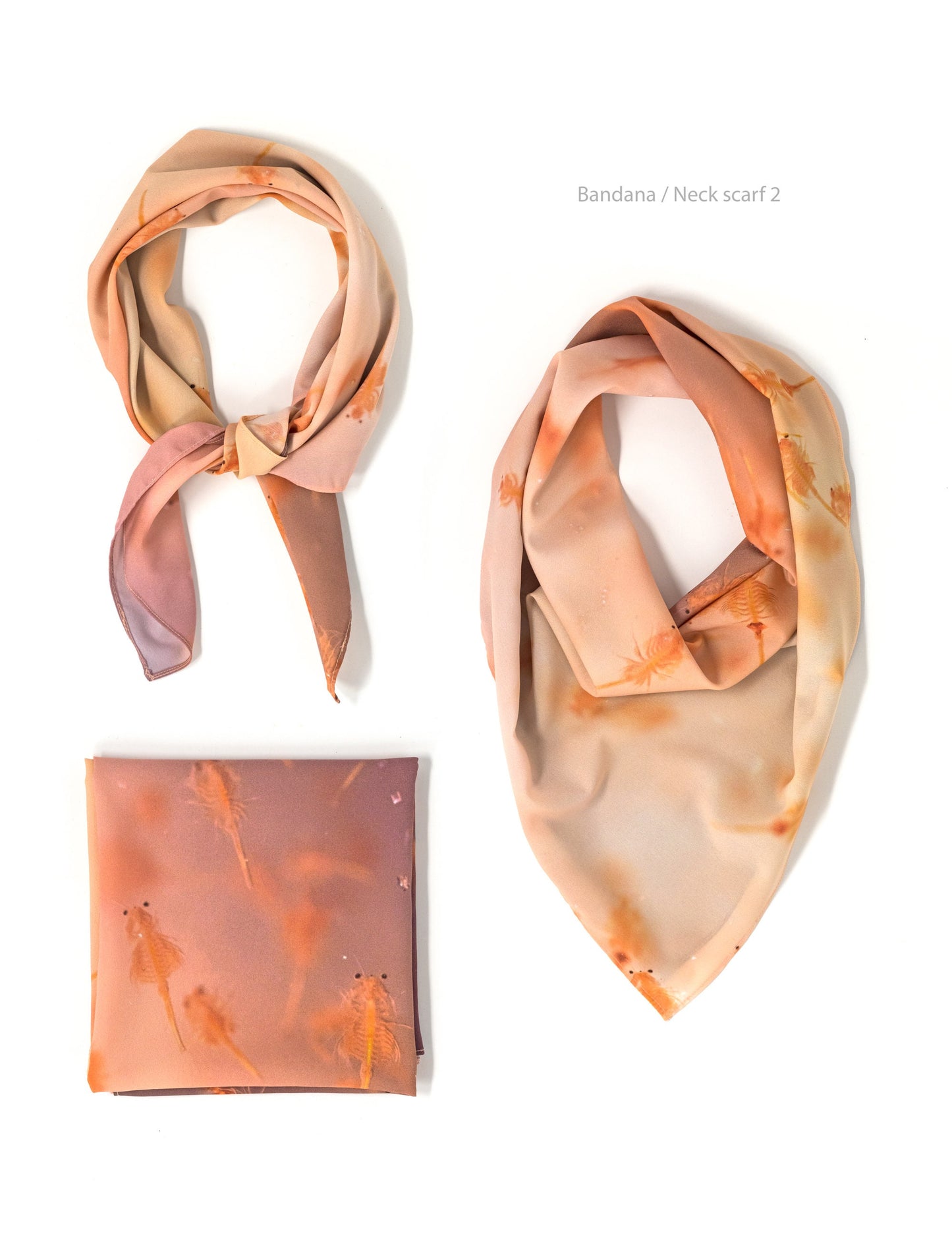 Brine Shrimp Scarf / Neck Scarf / Bandana