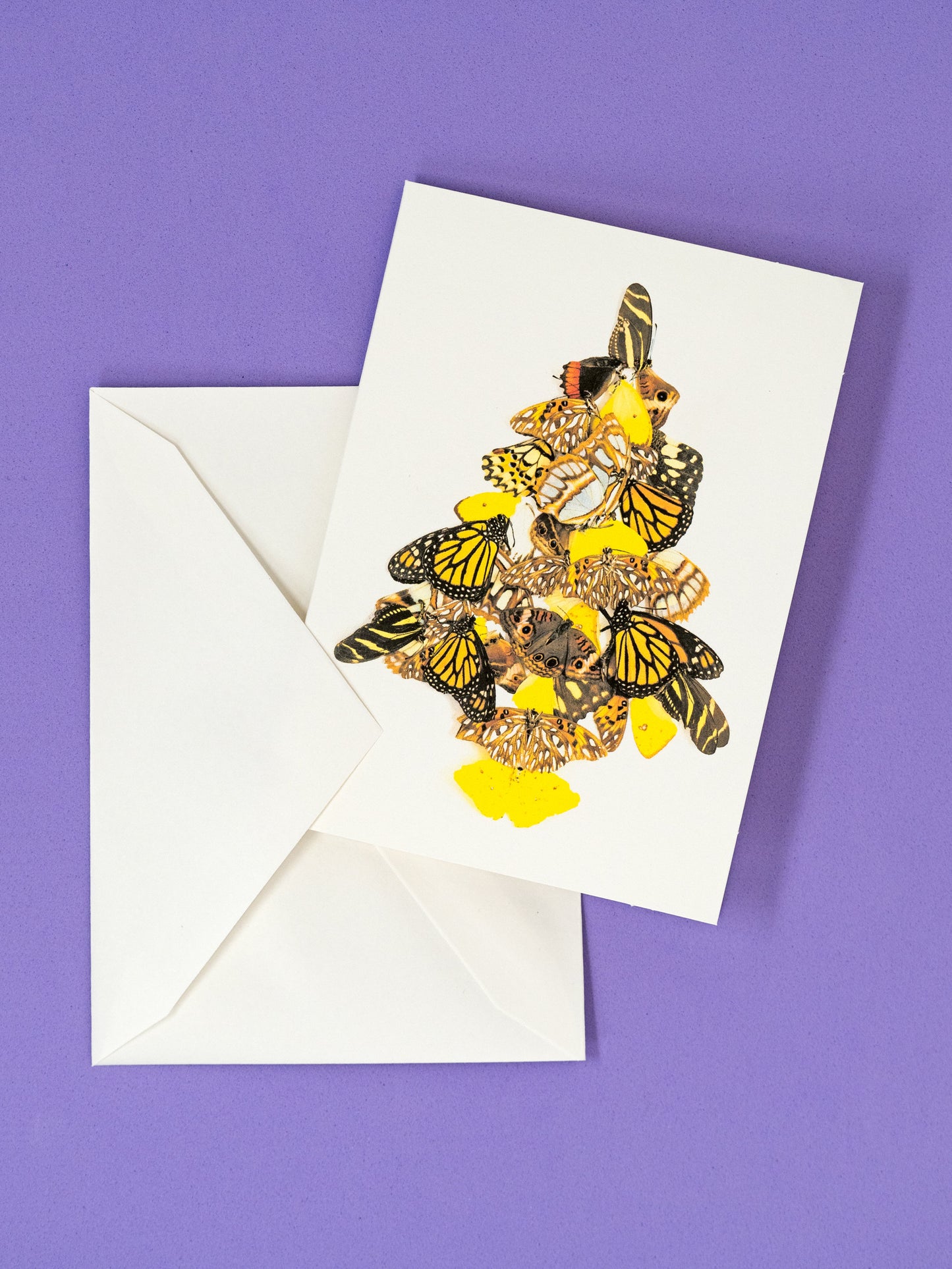 Butterfly Christmas Tree Greeting Card